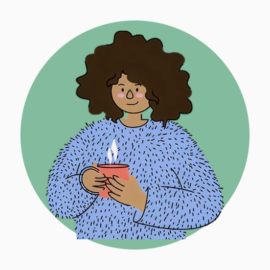 Illustration depicting one character.